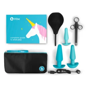 B-Vibe – Anal Training & Education Set Blue