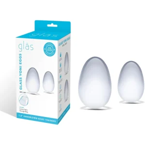 Glas Glass Yoni Eggs (2 pc set)