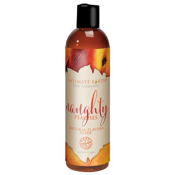 Intimate Earth – Natural Flavors Glide Naughty Peaches 120 ml