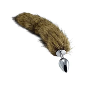 Metal Anal Plug Fox Tail