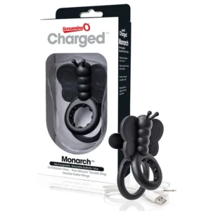 The Screaming O – Charged Monarch Wearable Butterfly Vibe Black